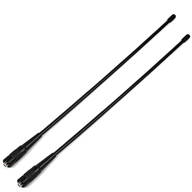 Female VHF UHF 70cm 2m Ham Radio Antenna Whip Soft 10W High Gain for BAOFENG UV82 UV5R GT3 BFF8 BF888s Kenwood TK360 TK370 Walkie Talkie 2pcs