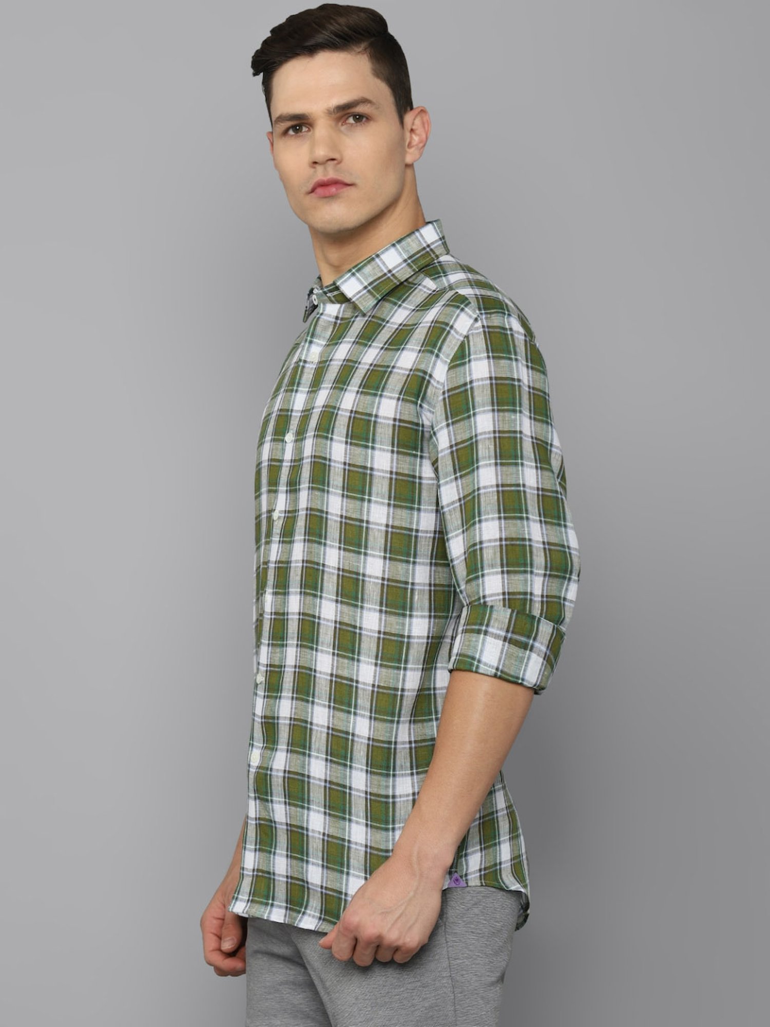 Luxure By Louis Philippe Multi Regular Fit Checks Shirt