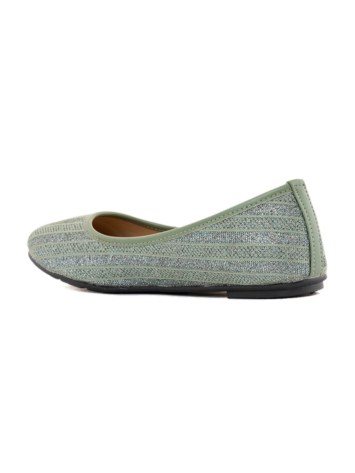 Khadim Women's Green Flat Ballets