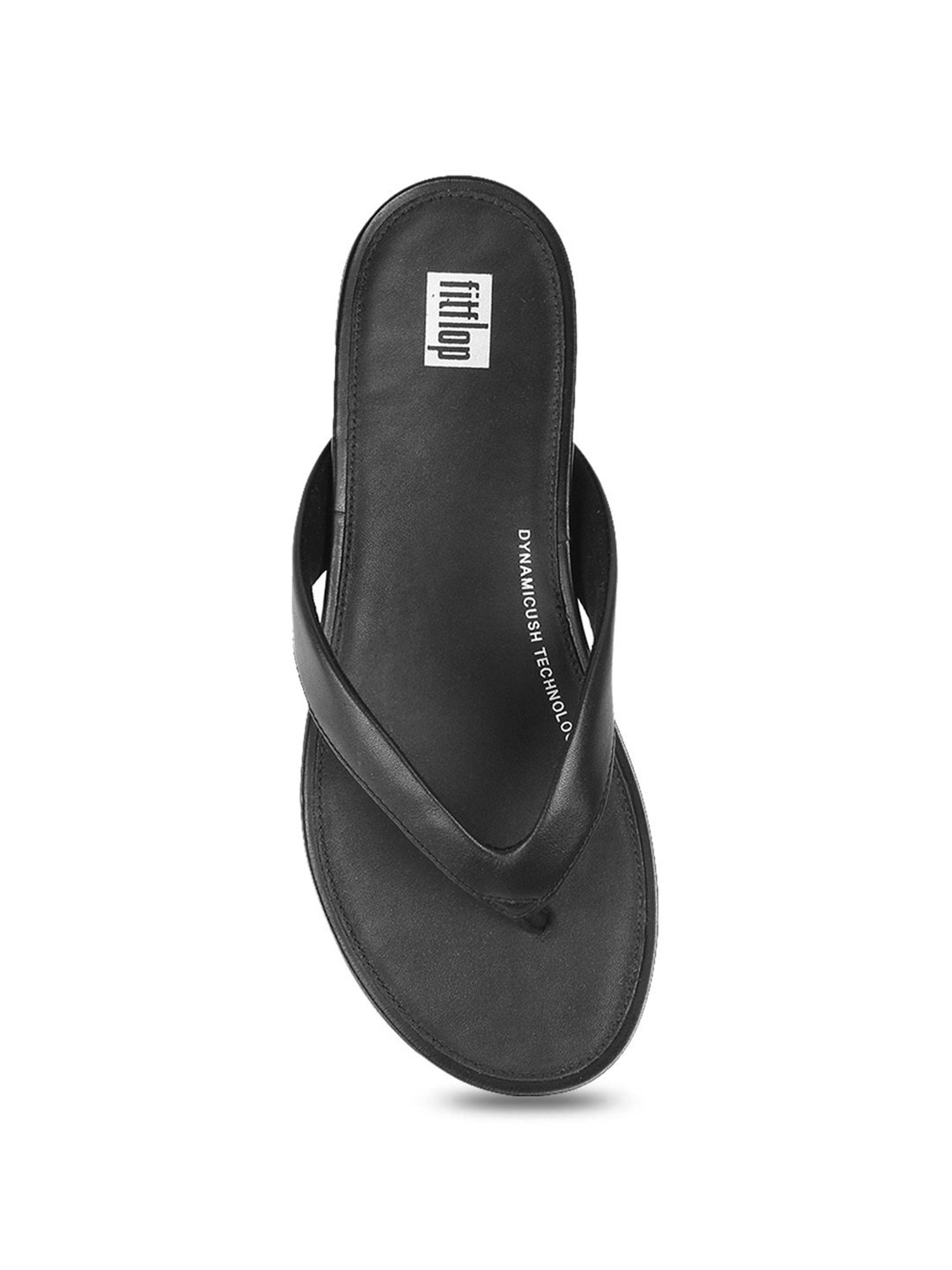 FitFlop Women's Black Thong Sandals