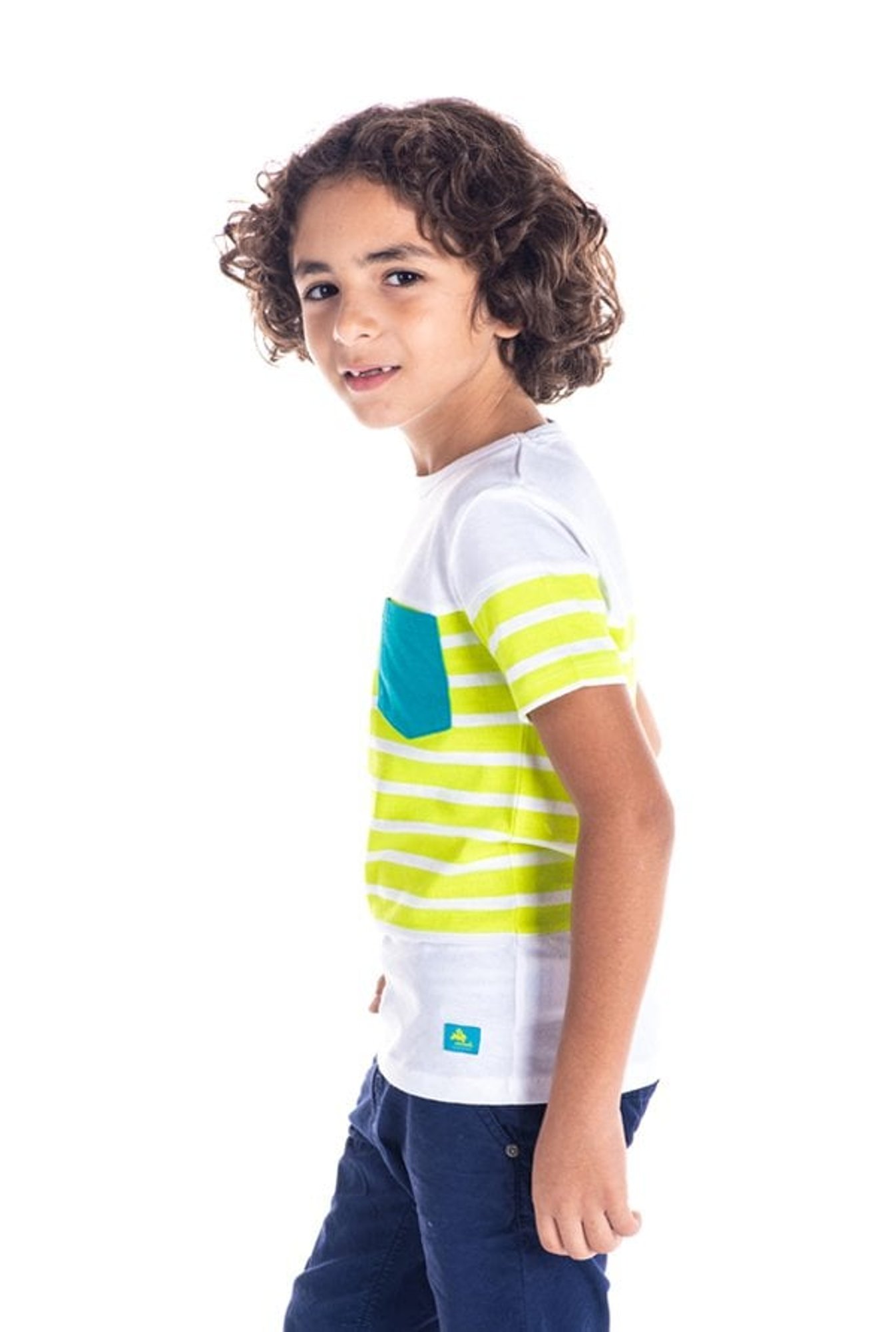 Pantaloons Junior Navy Cotton Printed T-Shirt
