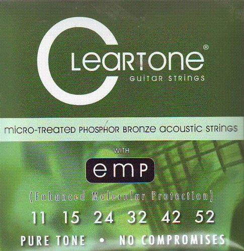 Cleartone Acoustic Guitar Strings - Phosphor Bronze - CL .011 .052 - 1 Pack