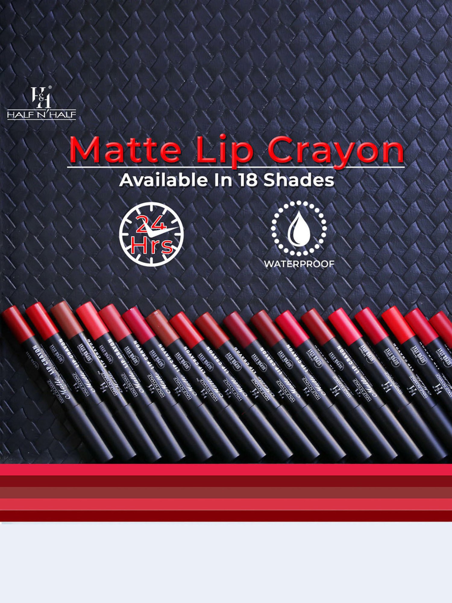 Half N Half Matte Lip Crayon 22 First Love - 3.5 gm