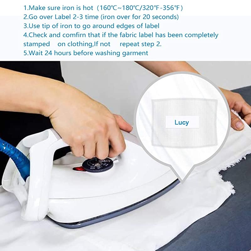 Compatible Tape Replacement for Brother P-Touch TZ 12mm 0.47Inch Fabric Iron-on Clothing Laminated Label Maker Tape TZe-FA231 TZe-FA3 TZe-FA3R,Black/Blue/Red on White,for PTD210 PTD400AD,3P