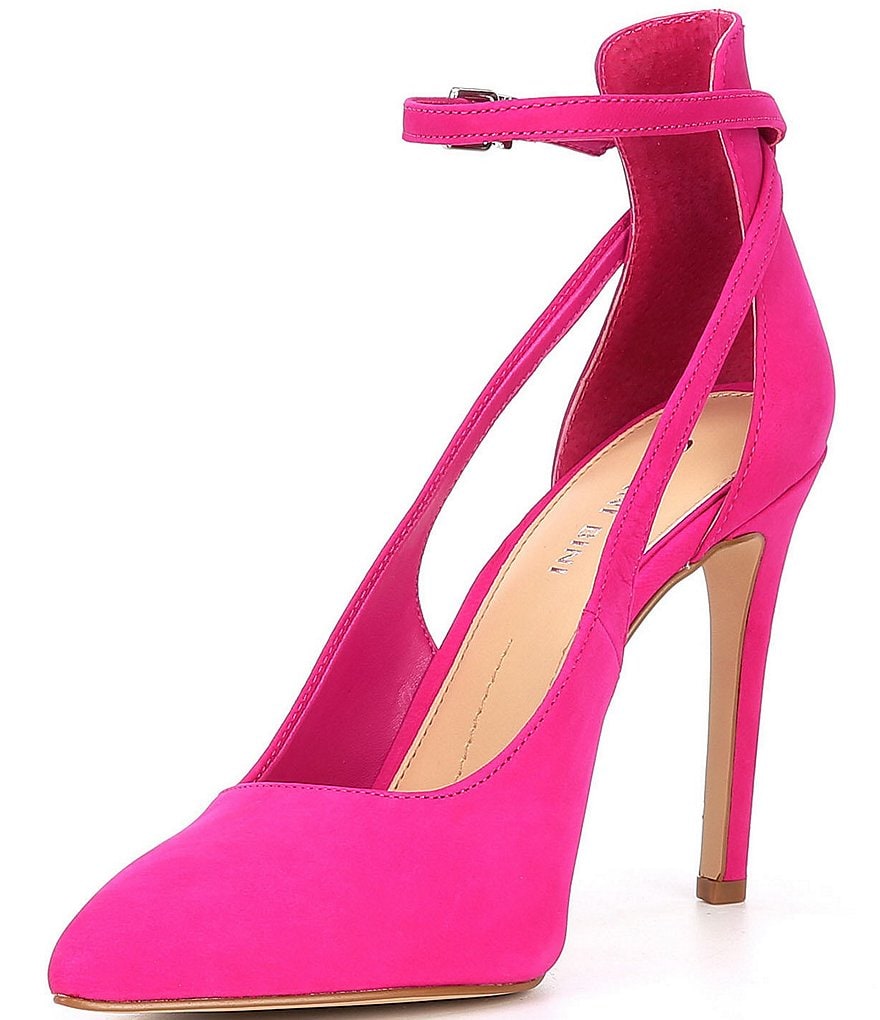 Gianni Bini Lulaa Suede Cut-Out Dress Pumps