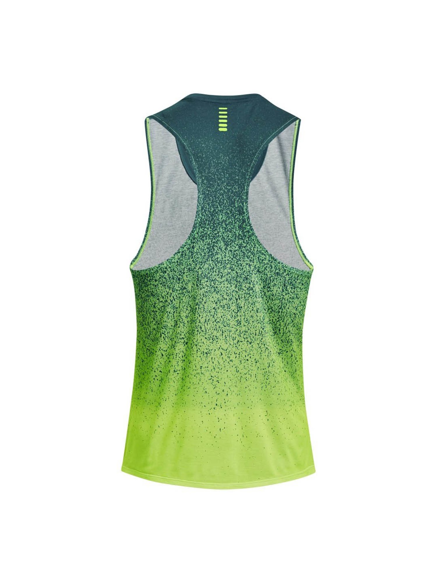Under Armour Green Slim Fit Printed Tank Tee