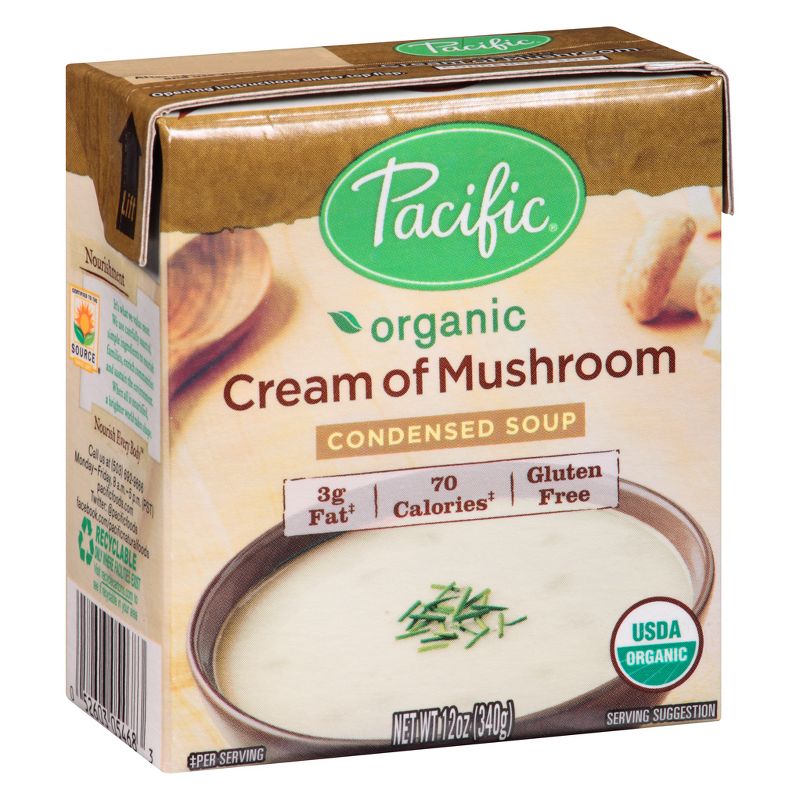 Pacific Foods Organic Cream of Mushroom Condensed Soup - 12oz