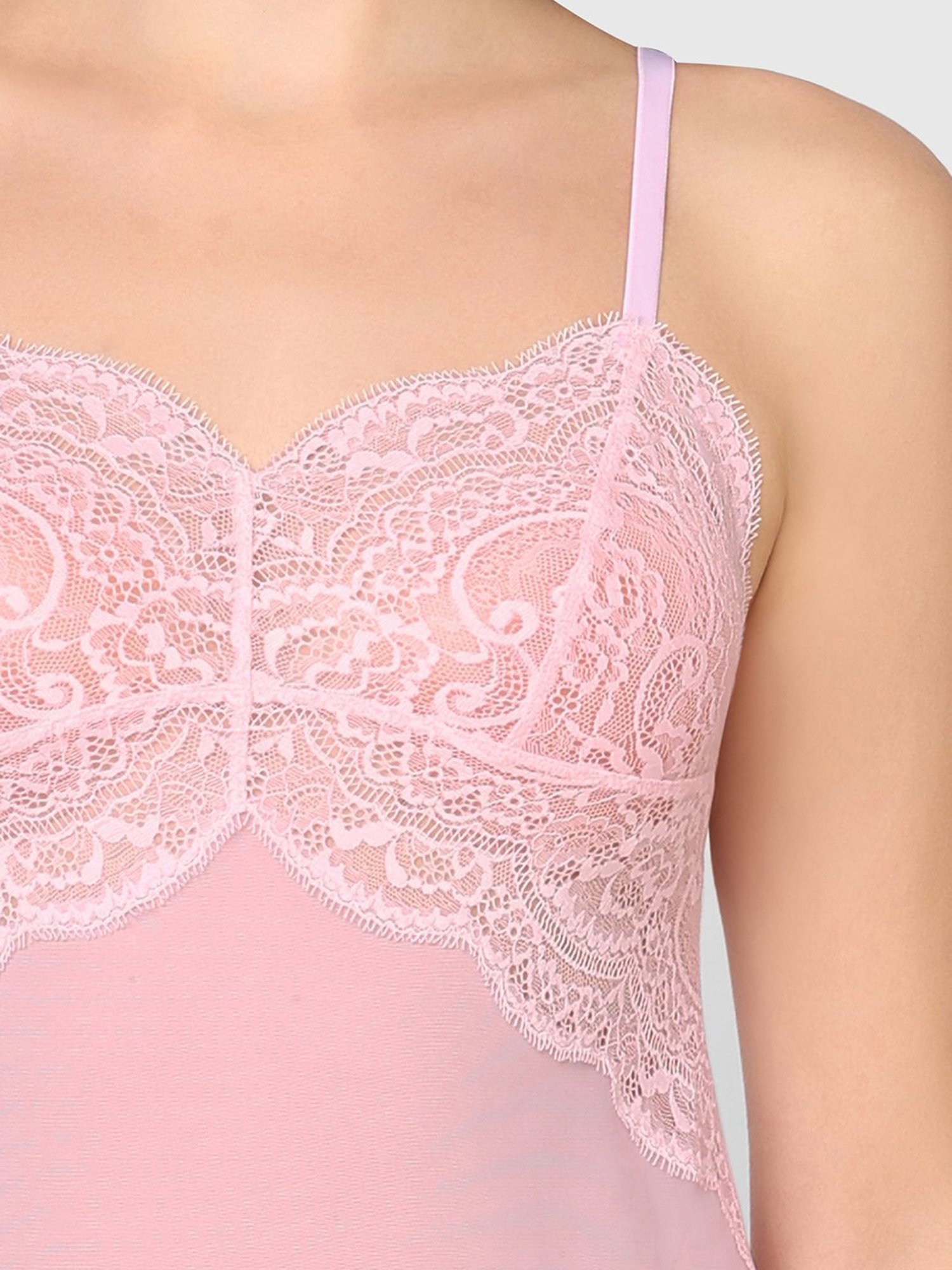 Wacoal Light Pink Lace Babydoll