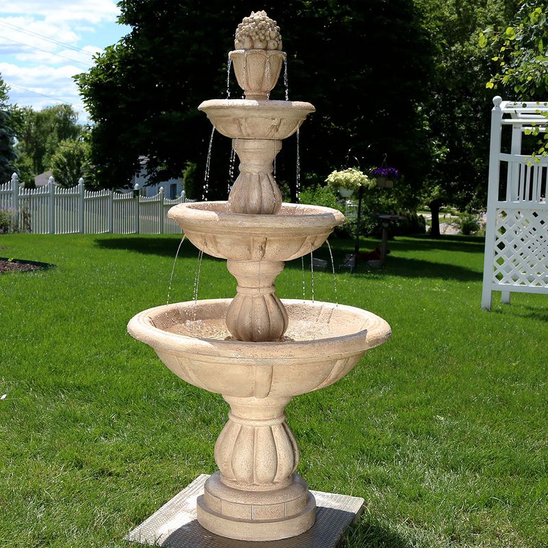 Ceramic Cascading Vines Garden Fountain - Acorn Hollow