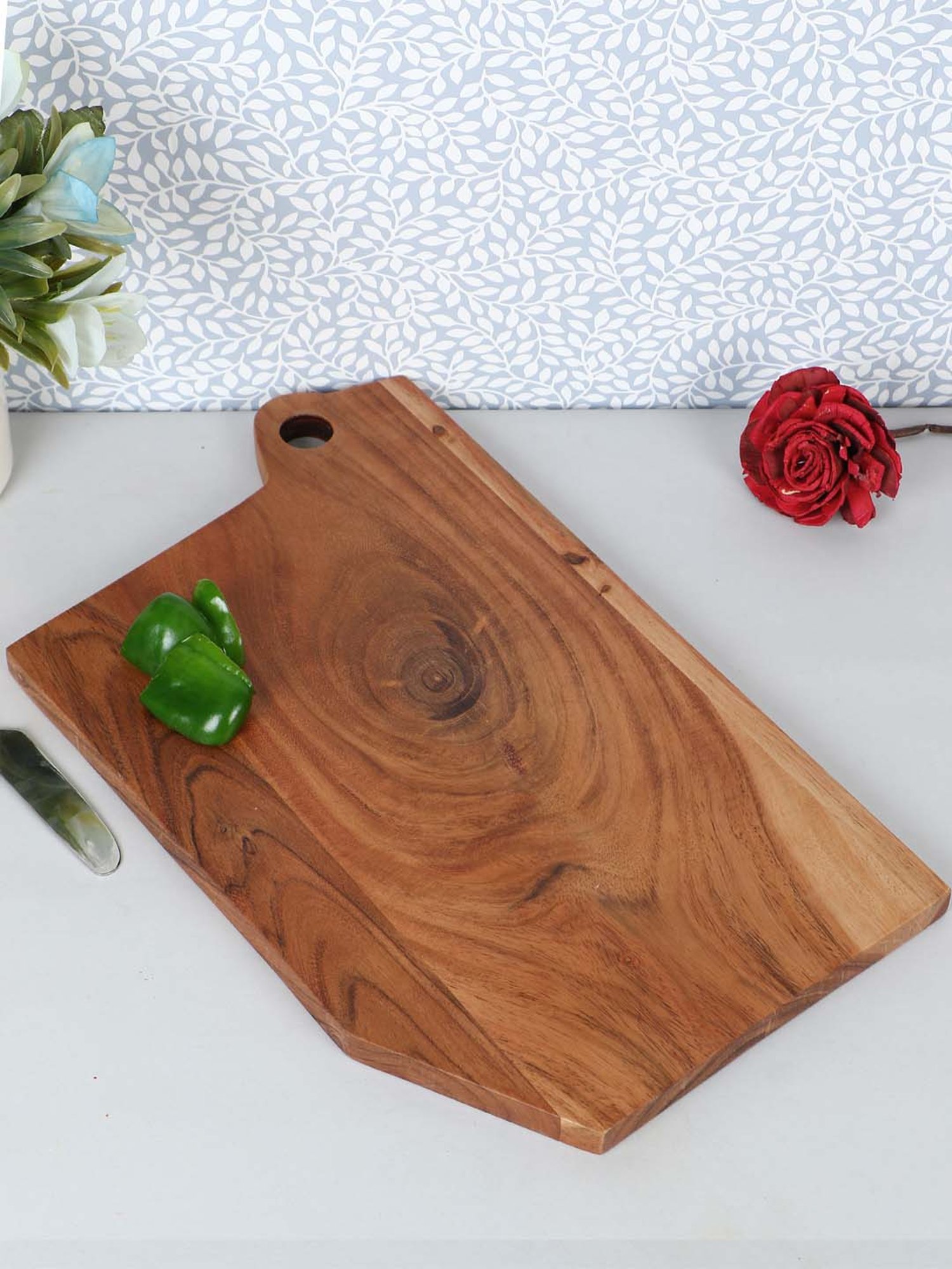 VarEesha StyleWood Brown Mango Wood Chopping Board - Set of 1
