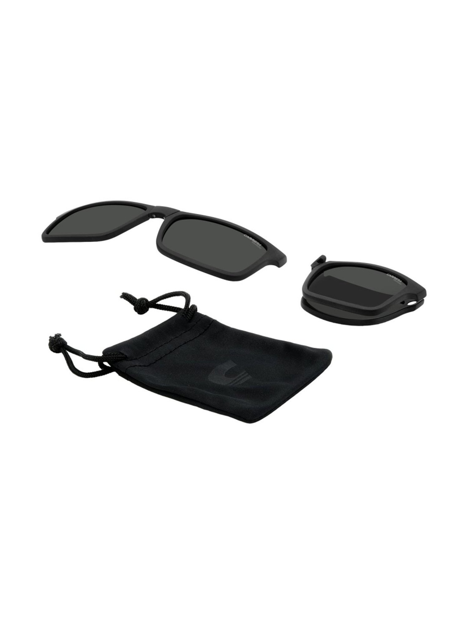 Carrera Grey Rectangular Polarised and UV Protected Lens Sunglasses for Men