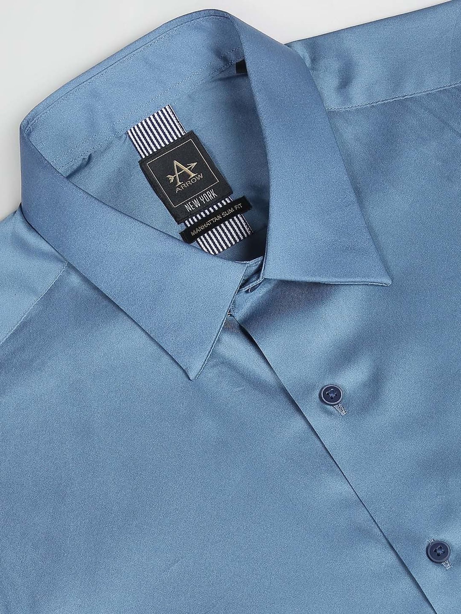 Arrow New York Blue Slim Fit Shirt