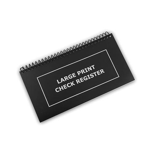 Jumbo Large Print Checkbook Register- Balancing Checkbook