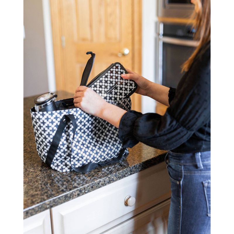 Arctic Zone Commuter Lunch Tote Set - Delicate Daisies