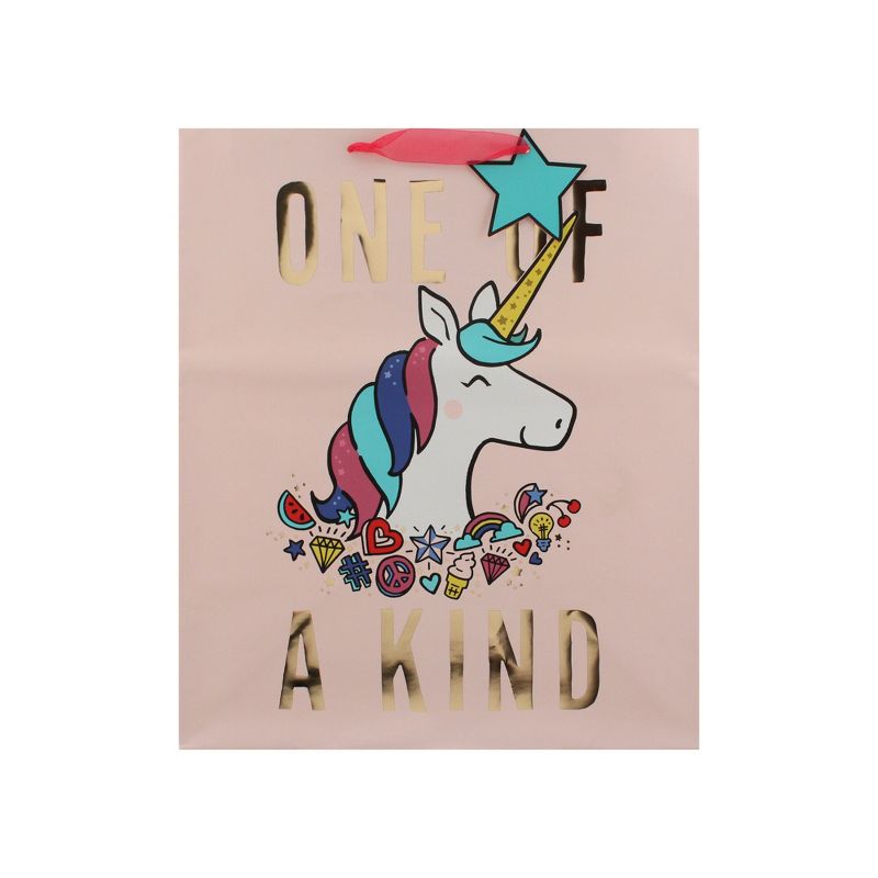 XLarge Happy Birthday Gift Bag Purple/Pink - Spritz™