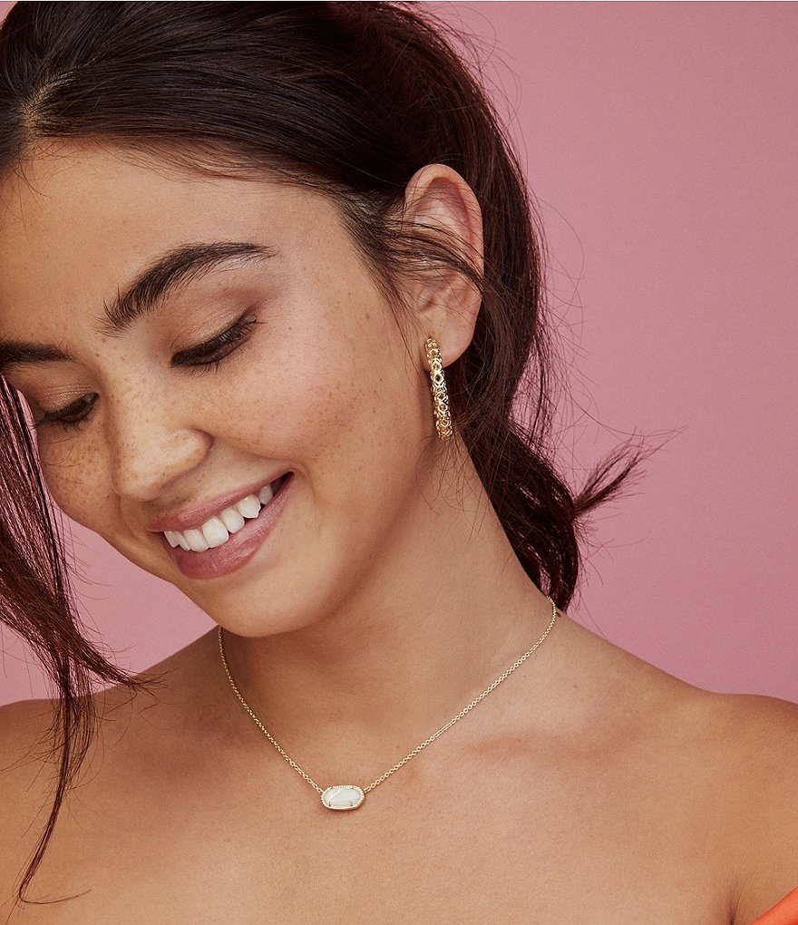 Kendra Scott Maggie Hoop Statement Earrings