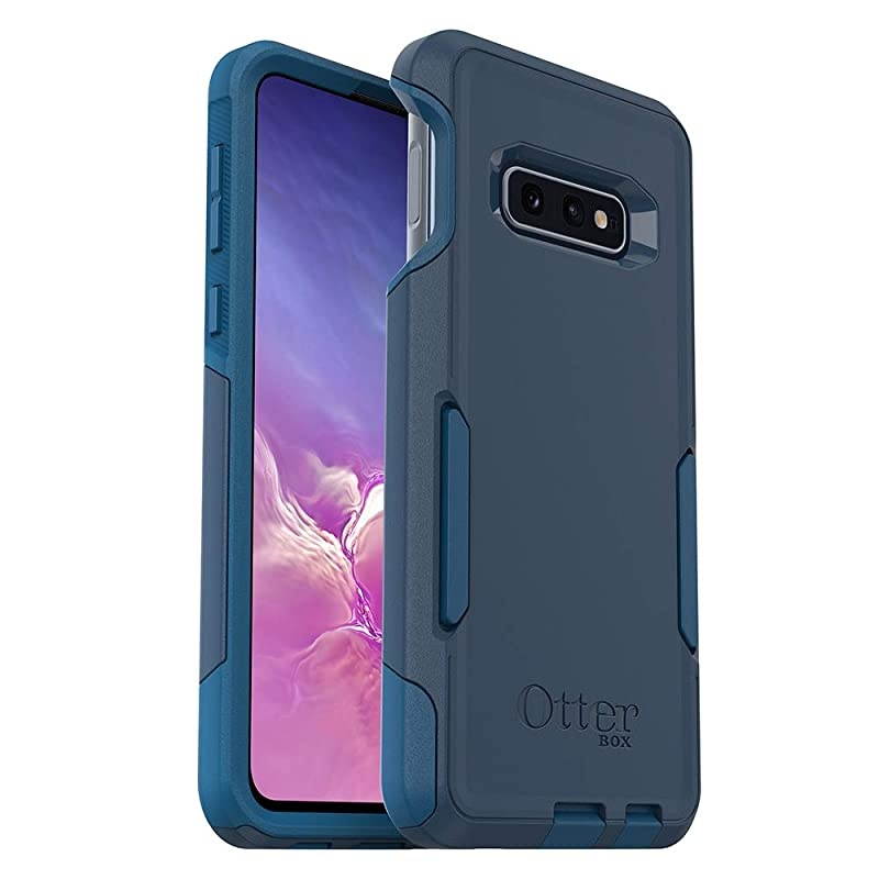 COMMUTER SERIES Case - Retail Packaging - BESPOKE WAY (BLAZER BLUE/STORMY SEAS BLUE) - for Galaxy S10e Only
