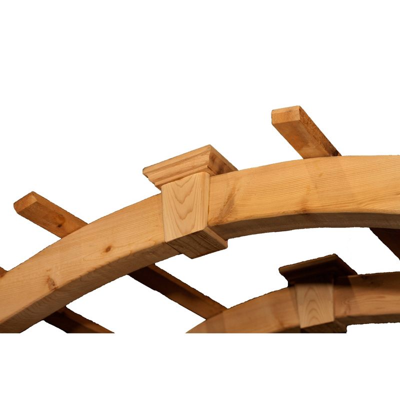 Westwood 18" Cedar Arbor Garden Decorative Structures - Brown - Arbors - Vita