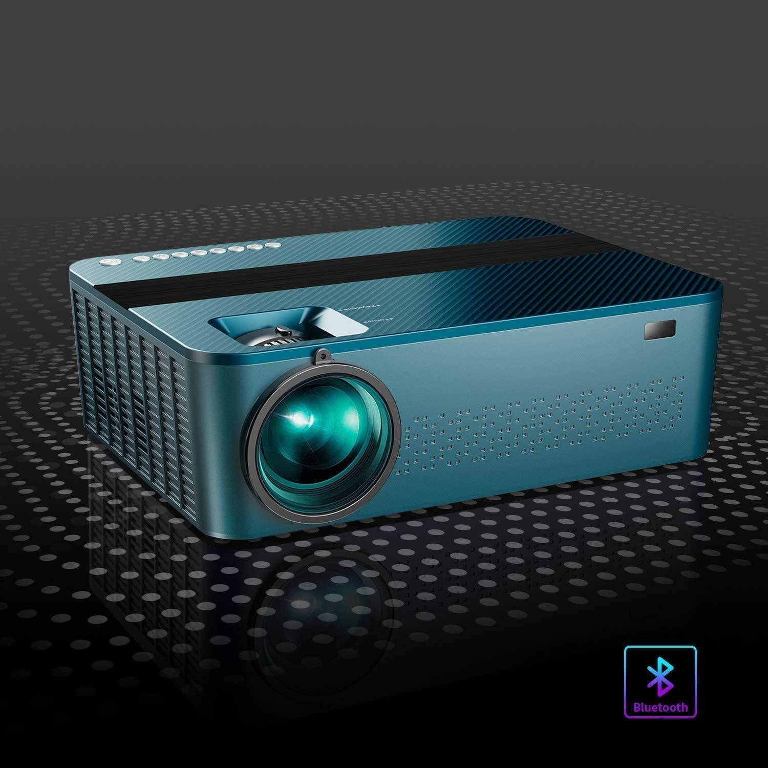 XNoogo 5G WiFi Bluetooth Projector 1080P with 450", 9000 Lux 4K Supported, Home & Outdoor Wireless Projector for iOS/Android/PS4