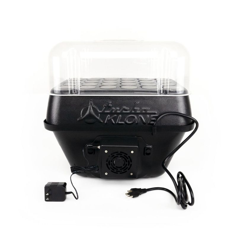 TurboKlone T24D Black Label Commercial Grade 24 Plant Cloner System with Humidity Dome and Klone Collars