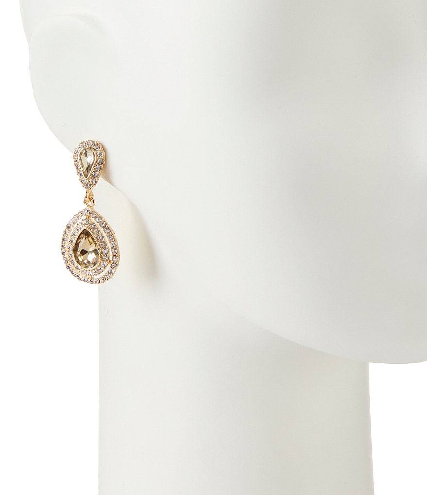 Gemma Layne Pave Teardrop Earrings