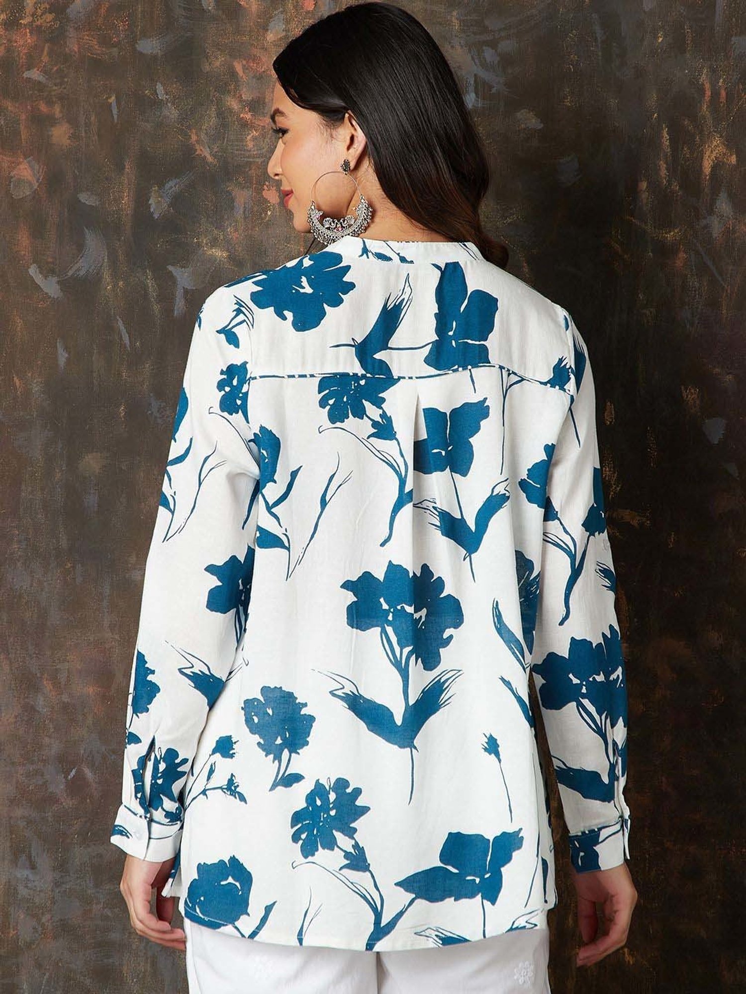 Melange by Lifestyle White Printed Tunic