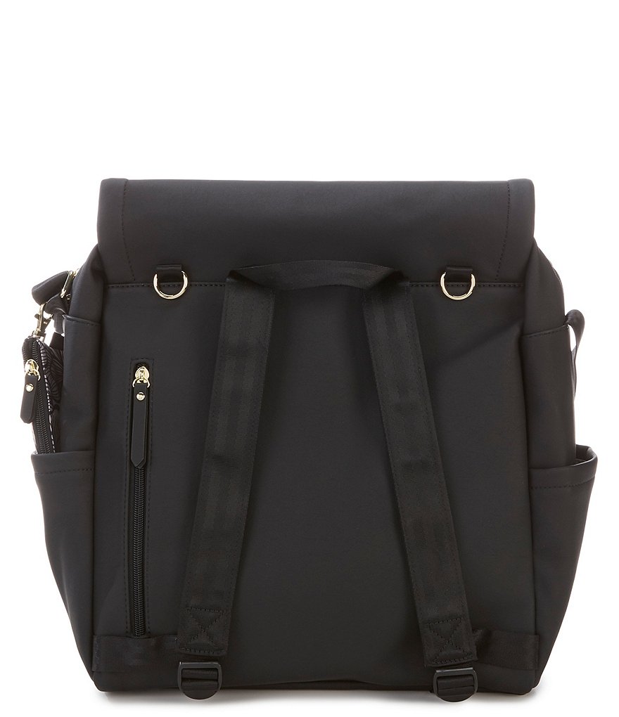 Petunia Pickle Bottom Matte Leatherette Boxy Backpack Diaper Bag