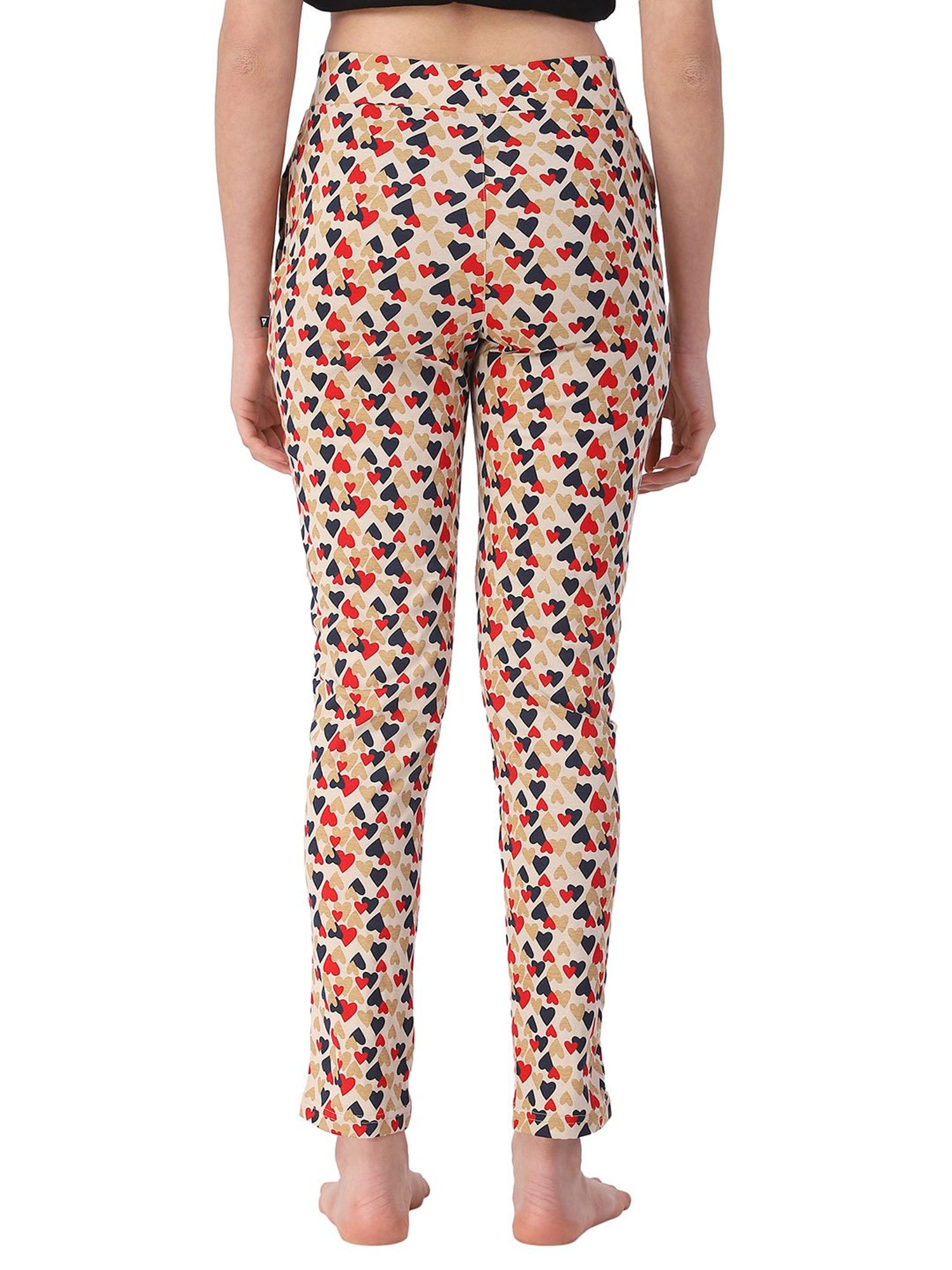 Proteens Beige Printed Pyjamas