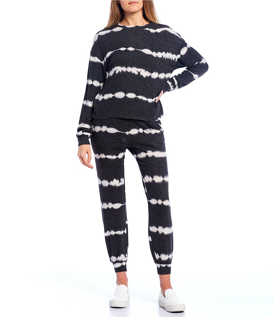 Fornia Tie-Dye Lounge Long Sleeve Pullover