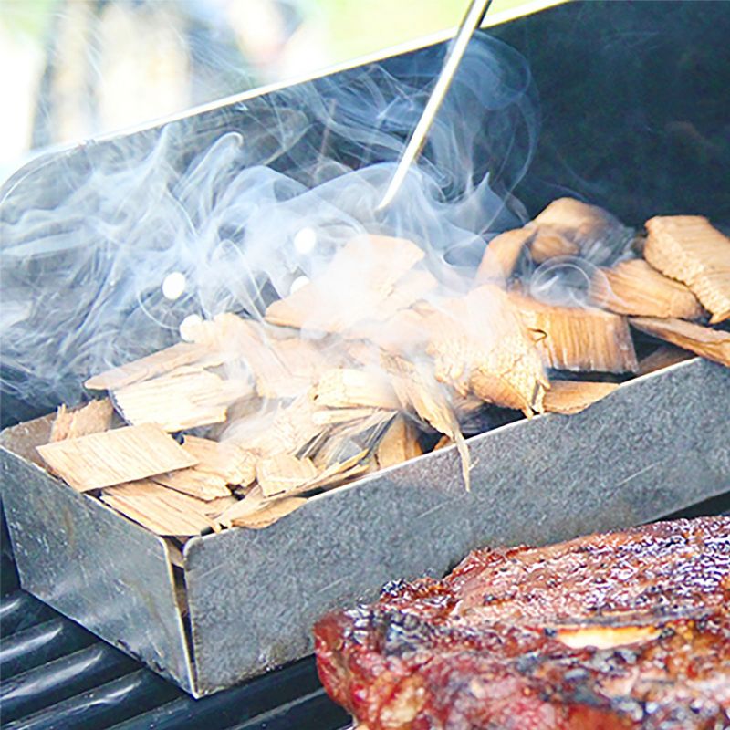 Western BBQ Products Post Oak Barbecue Cooking Chips, 180 Cubic Inches (2 Pack)