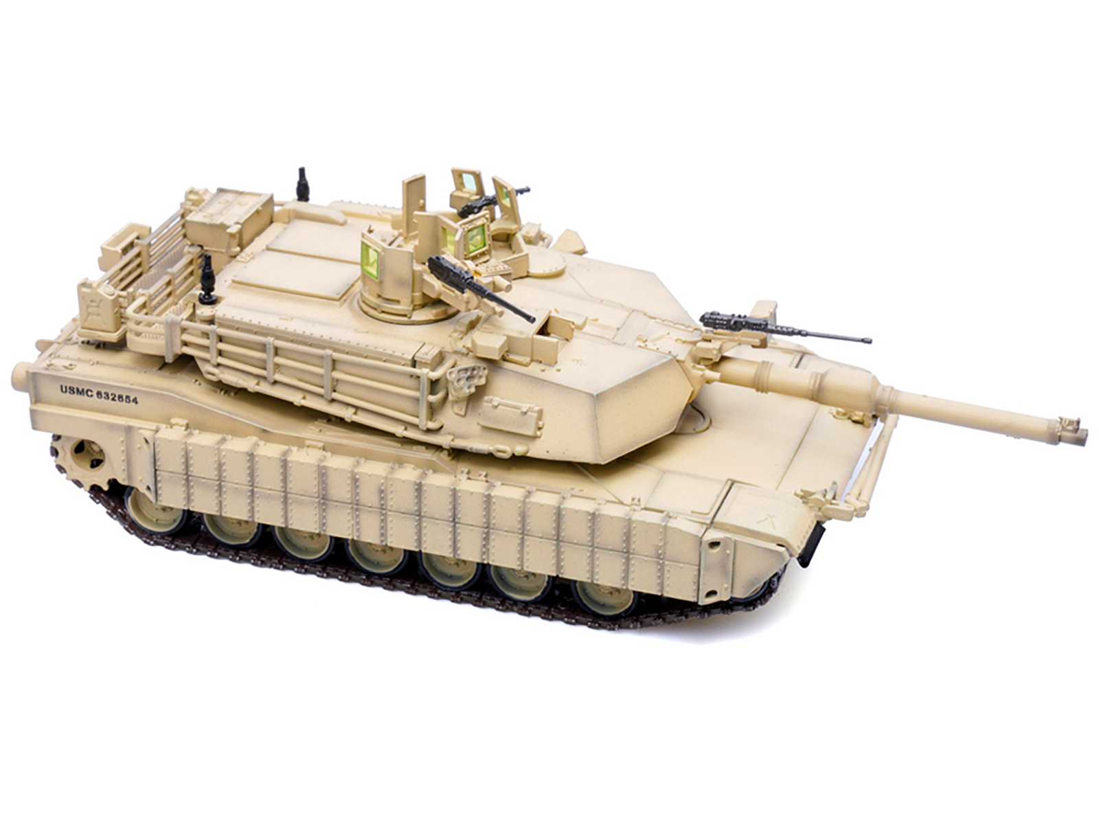 M1A1 TUSK (Tank Urban Survival Kit) "1st Tank Battalion 1st Marines Division U.S. Marine Corps" "Armor Premium" Series 1/72 Diecast Model by Panzerkampf