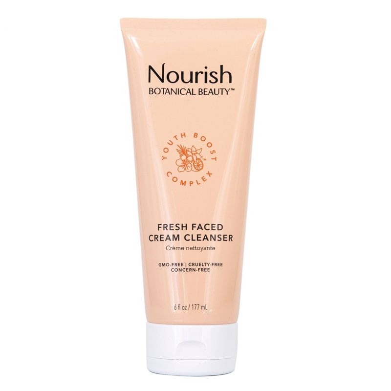 Nourish Organic Botanical Beauty Fresh Faced Cream Cleanser - 6 fl oz