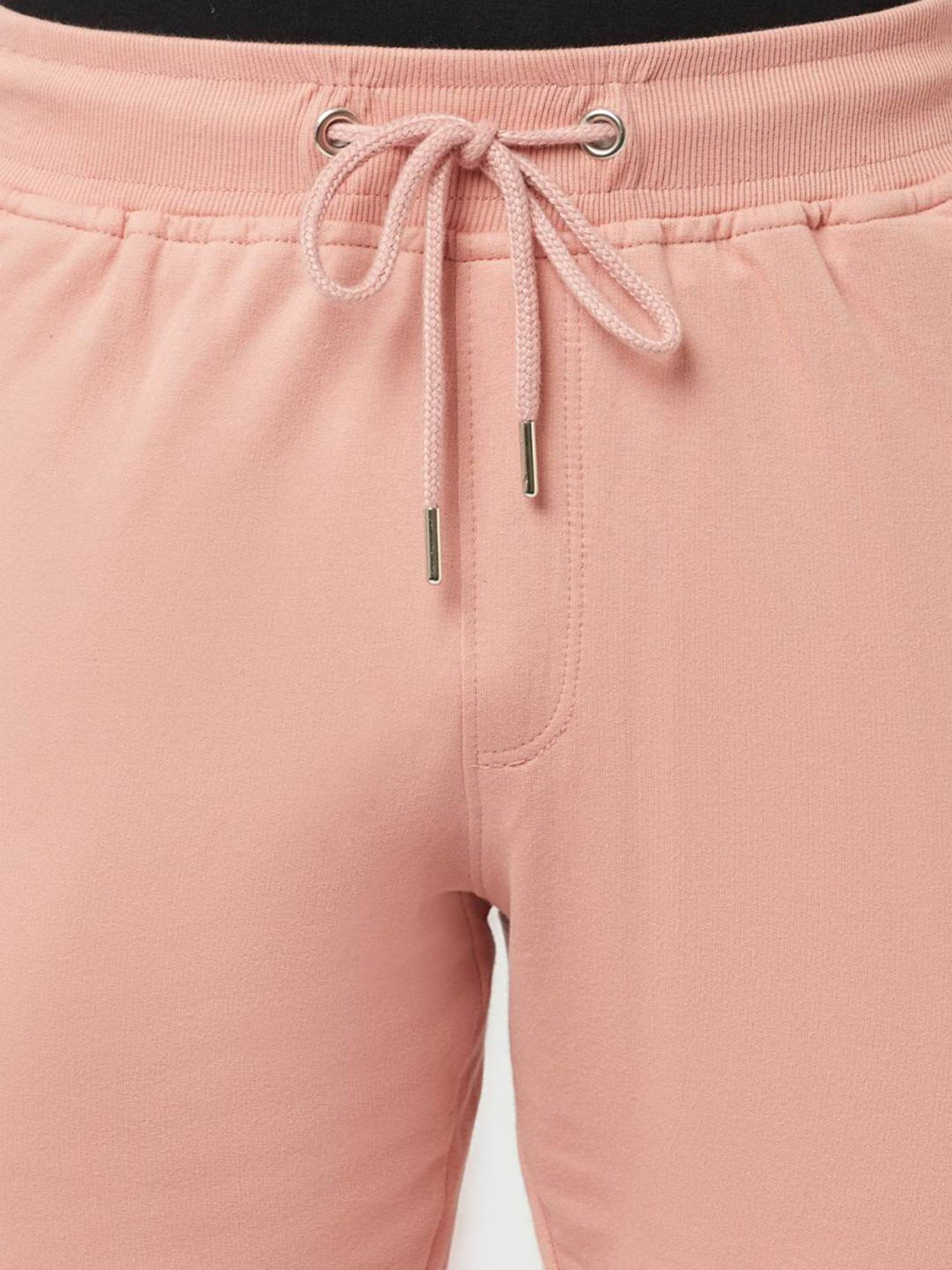 The Daily Outfits Orange Cotton Regular Fit Shorts