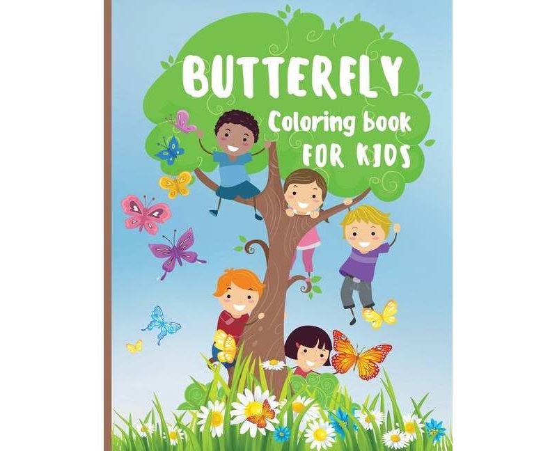 Butterfly Coloring Book for Kids - by  Darcy Johnson (Paperback)