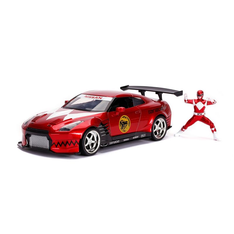 Jada Toys Hollywood Rides Nisan GTR R35 Power Rangers Die-Cast Vehicle 1:24 Scale