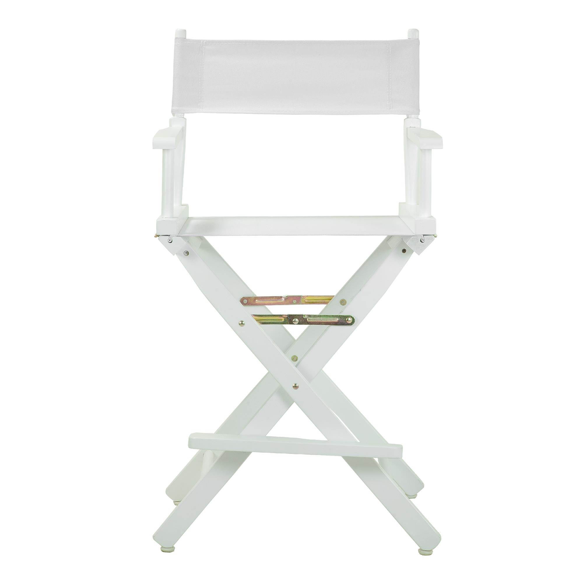 Casual Home 220-01-021-29 24 in. Directors Chair White Frame with White Canvas