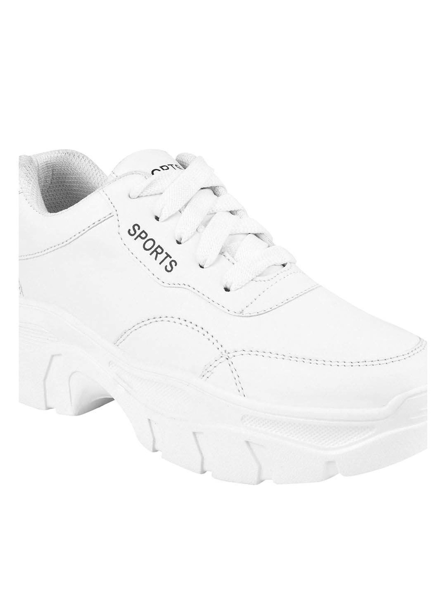 Shoetopia Kids White Walking Shoes