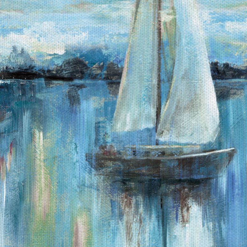 30" x 30" Evening on the Bay Square by Nan Art on Canvas - Fine Art Canvas