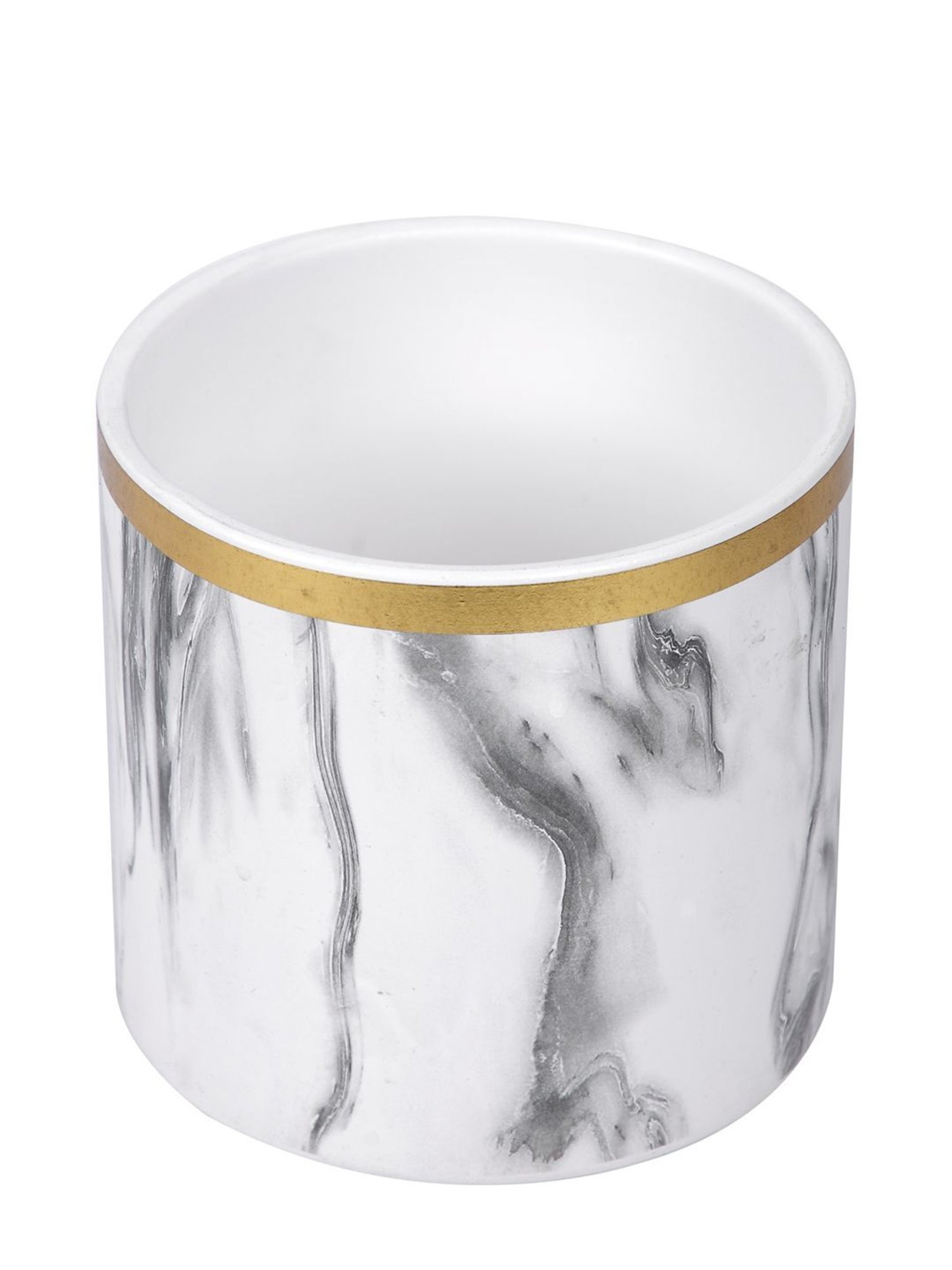 Tayhaa White & Black Ceramic Planter