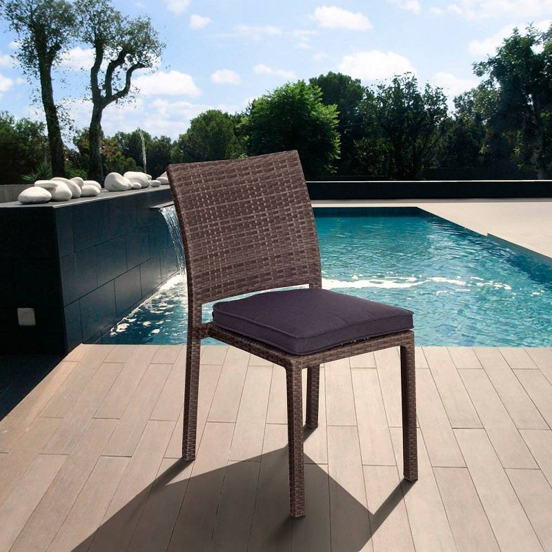 7pc Classic Outdoor Patio Dining Set Gray Wash - Saracina Home