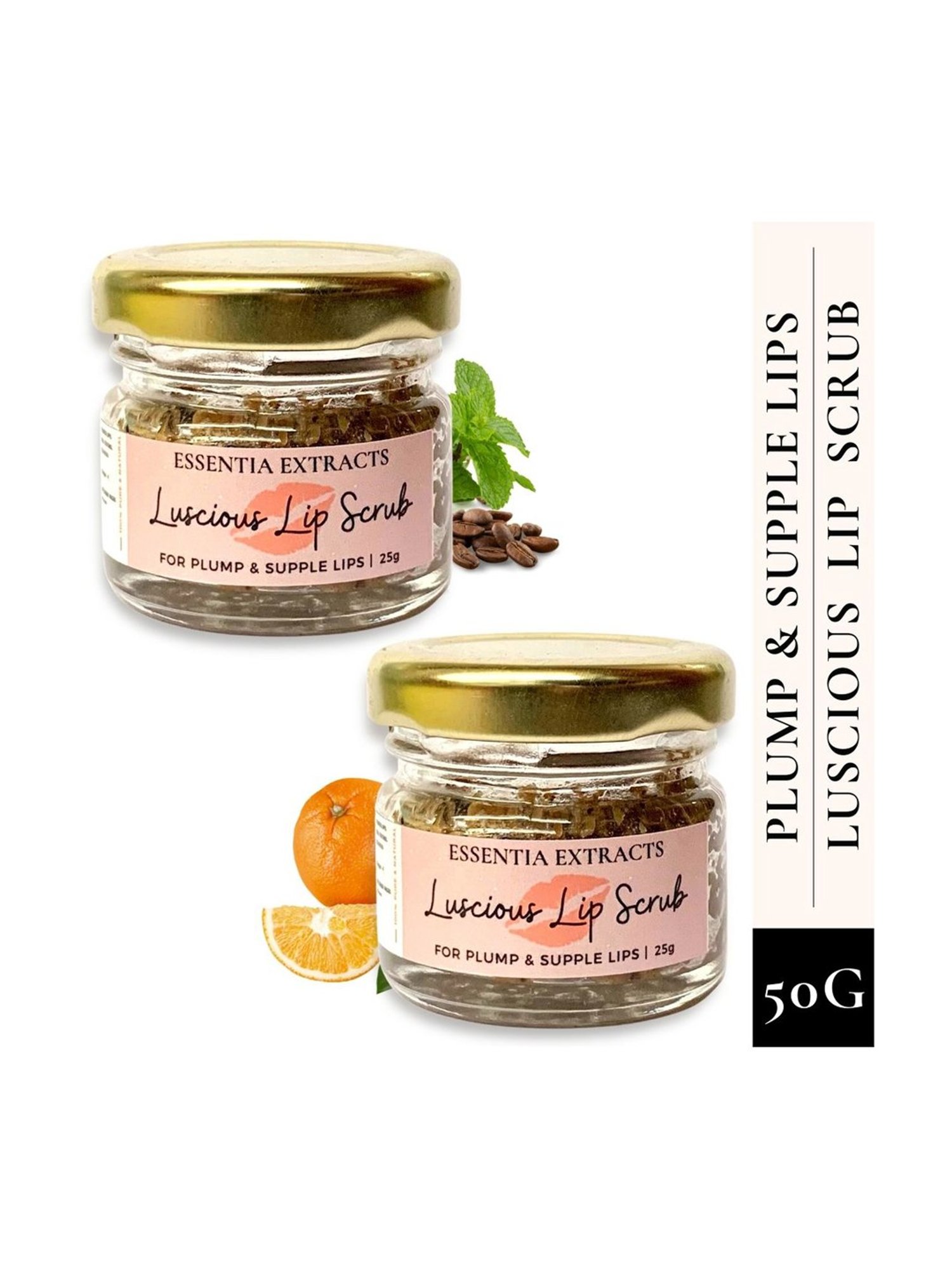 ENN Sugar Rush Nourishing Lip Scrub with Pomegranate & Vitamin E - 6 gm