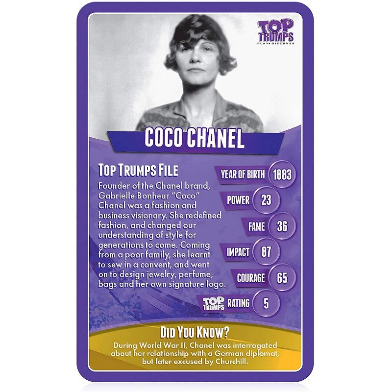 Top Trumps Great Women Top Trumps Card Game