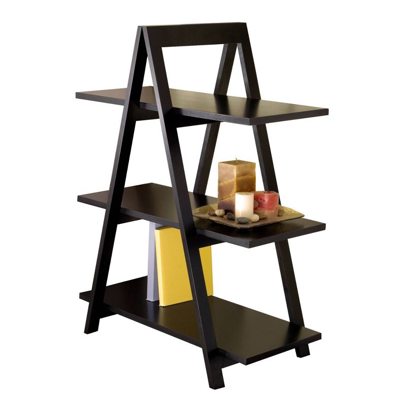 38.39" Aaron A Frame Shelf - Black - Winsome
