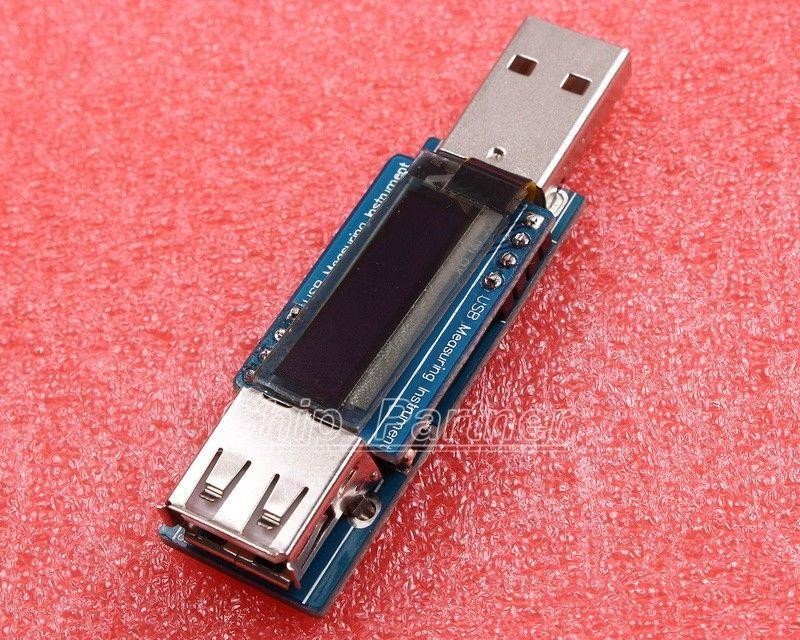 ICSC007A Module OLED USB Amperemeter Voltmeter Power-meter Capacitance-Meter