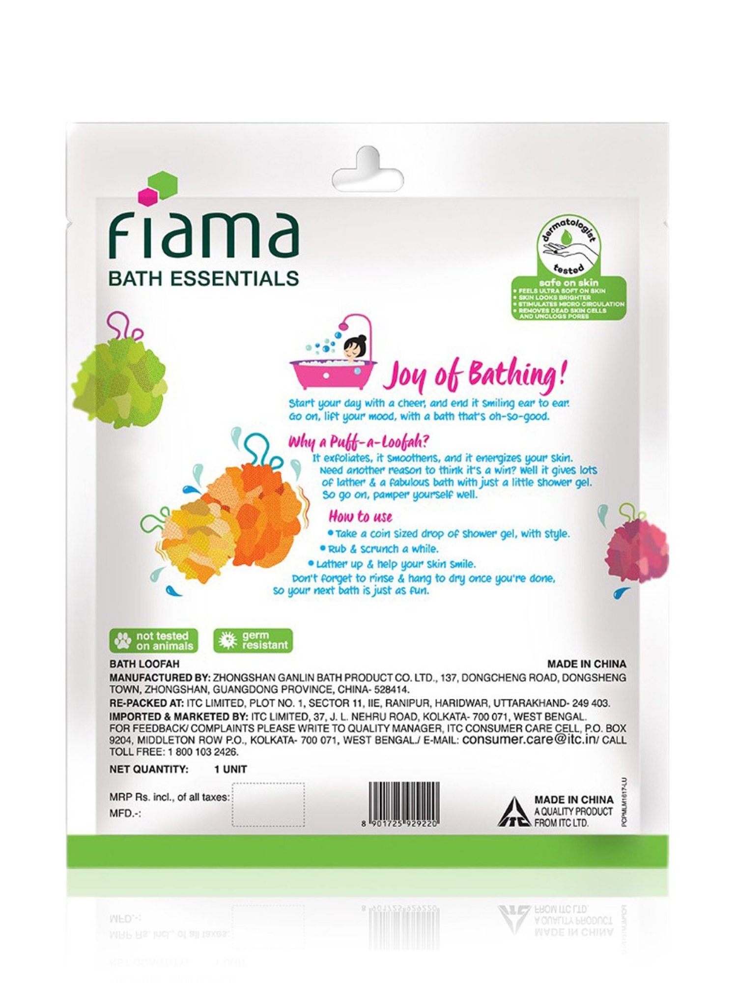Fiama Bath Essentials Puff-a-Loofah
