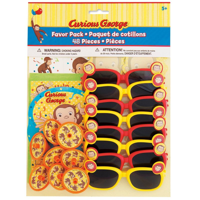 Curious George 48pc Party Favors