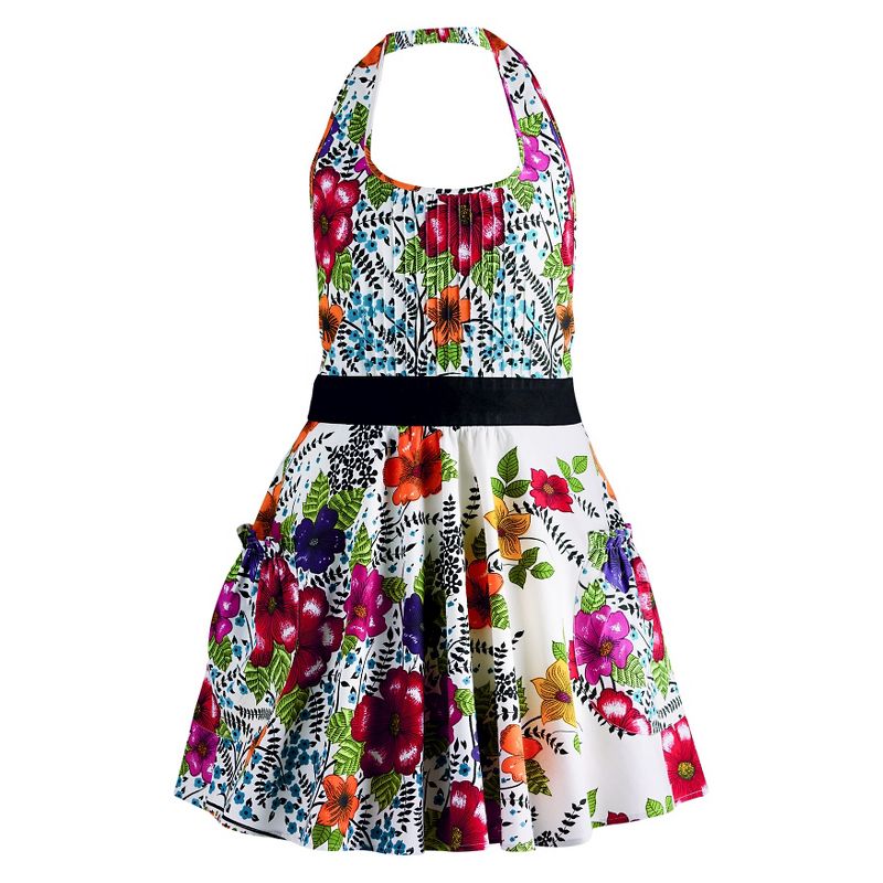 India Flower Vintage Apron - Design Imports