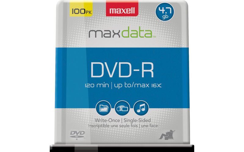 Maxell 16x DVD-R Media - 120mm
