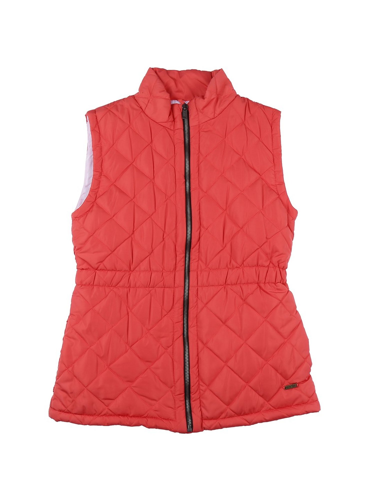 Gini & Jony Kids Peach Checks Jacket