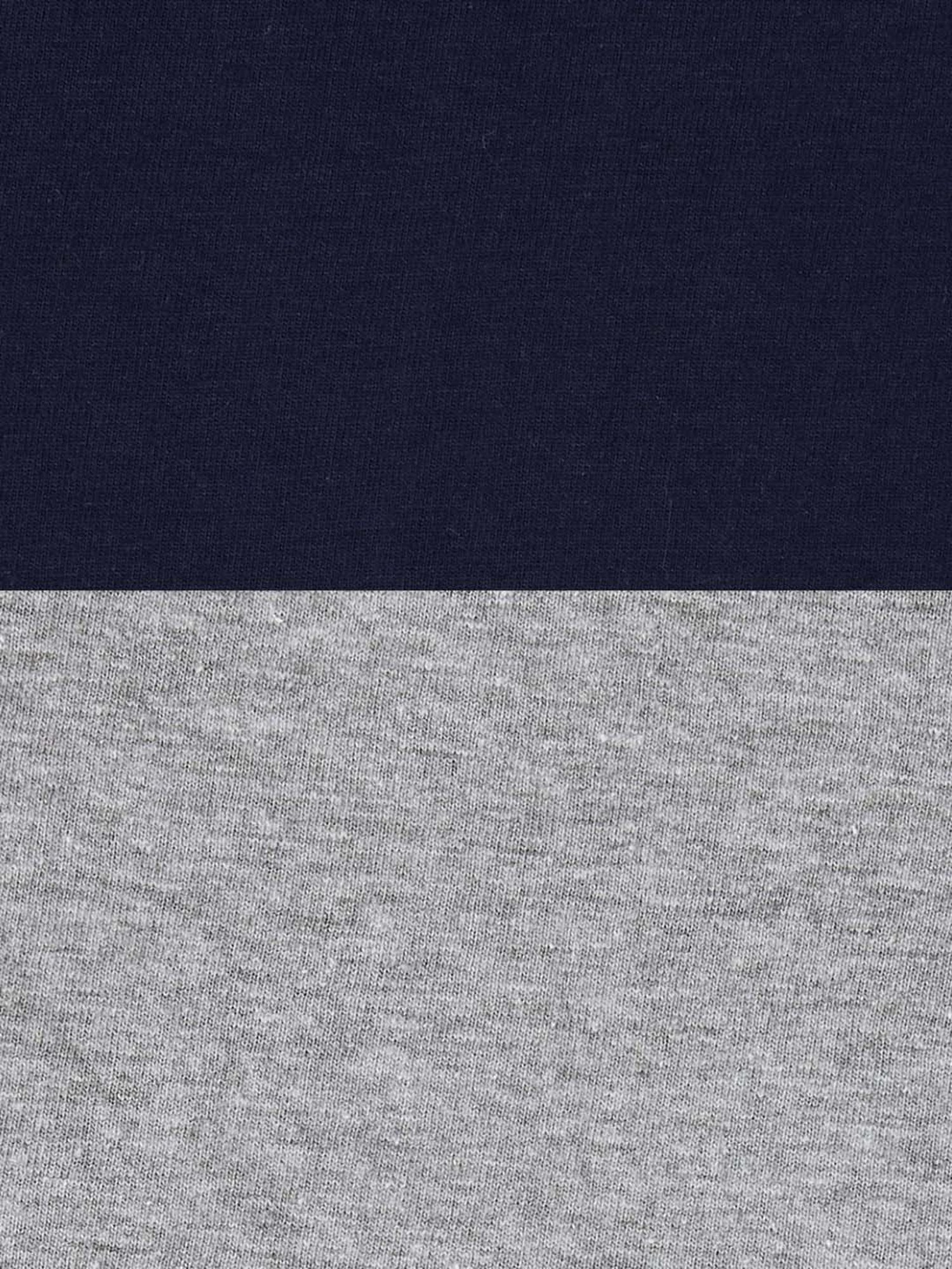 Pantaloons Baby Kids Grey & Navy Cotton Printed Full Sleeves T-Shirt